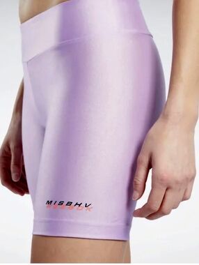 NWT Reebok x MISBHV Women’s High-Rise Biker Shorts - Purple. SZ XSmall